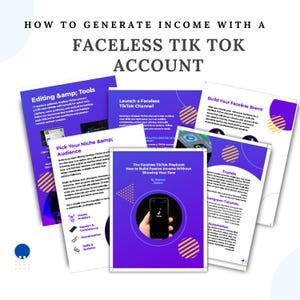 How to Generate Income with a Faceless TikTok Account | Digital Guide for Extra Income