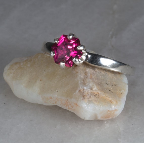 ruby rings set in sterling silver