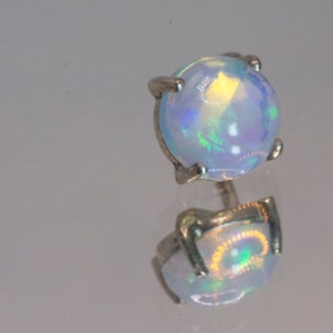 Large Crystal Opal Tie Tack