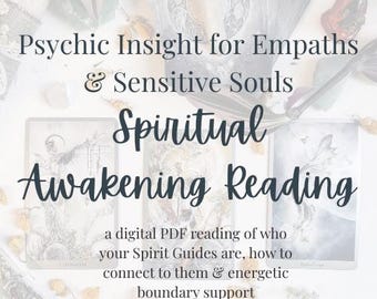 Psychic Insights for Empaths & Sensitive Souls | Spiritual Awakening Reading
