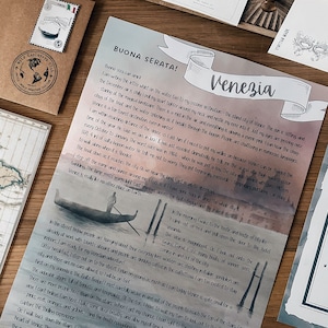 DIGITAL Recurso de aprendizaje de cartas del sitio del Patrimonio Mundial de la UNESCO de Venecia