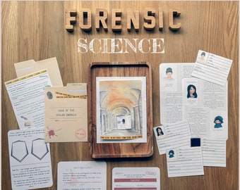 Forensic Science Crime Solving Lesson Plans | Stolen Emerald Mystery (Digital Download)