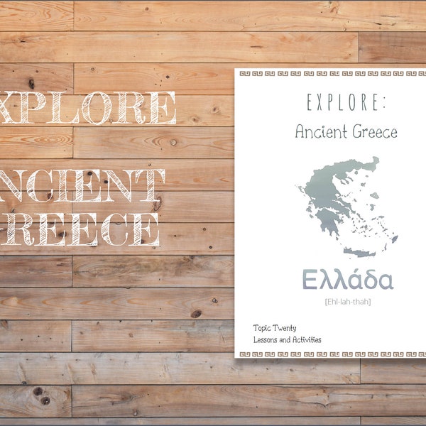 DIGITAL Hellenic Republic pack, Ancient Greece lesson plan