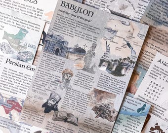 Infografías de historia digitales / Pósteres de historia / Recursos de aprendizaje visual imprimibles para educación en casa y en el aula