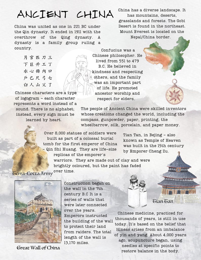 DIGITAL History Infographics | History Posters | Homeschool & Classroom Printable Visual Learning Resources image 7