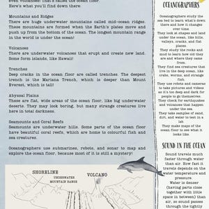 DIGITAL UPDATED Oceanography Lesson Plan | 4-Week Homeschool Unit Study | Oceans Science Curriculum PDF image 6