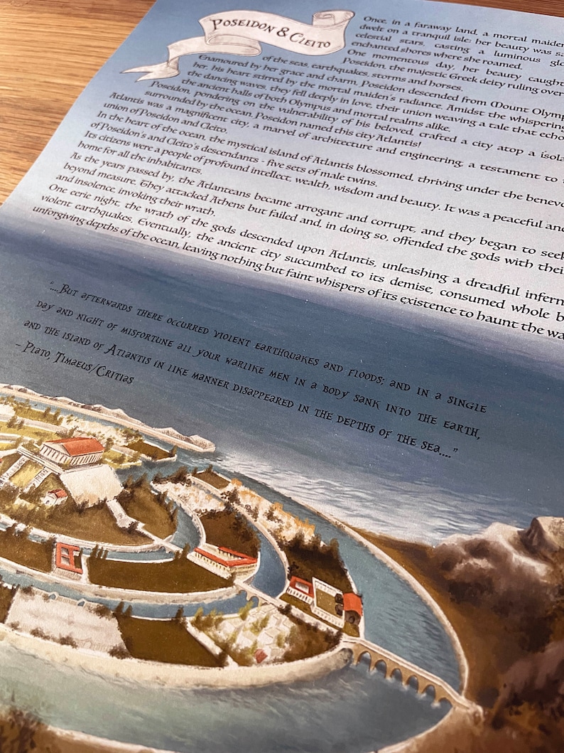 Homeschool-Ressource | Atlantis | Mythen & Legendäre Geschichten für Kinder Bild 2