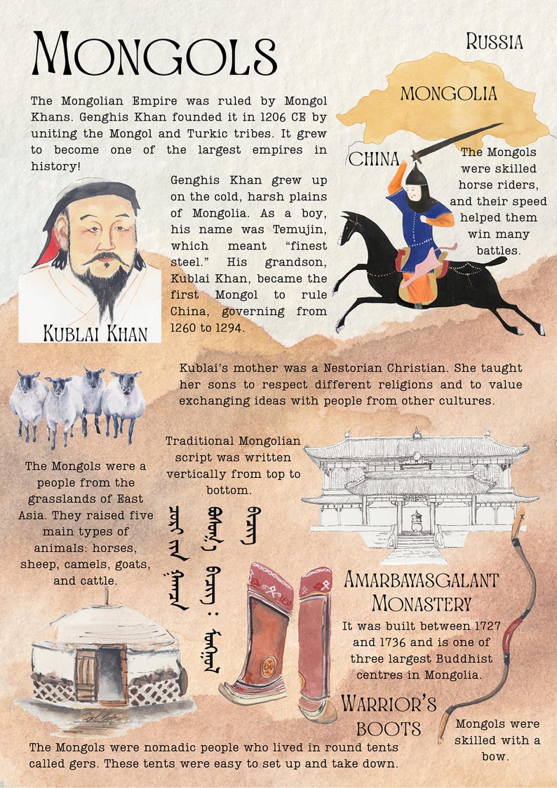 DIGITAL History Infographics | History Posters | Homeschool & Classroom Printable Visual Learning Resources image 11