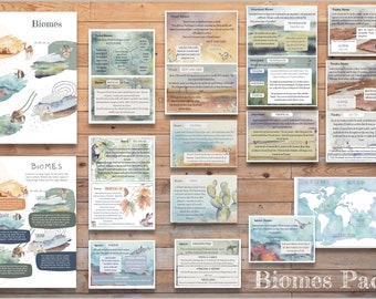 DIGITAL NEW Biomes cards