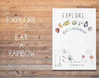 DIGITAL Explore Eat a Rainbow healthy Eating Lesson Plan