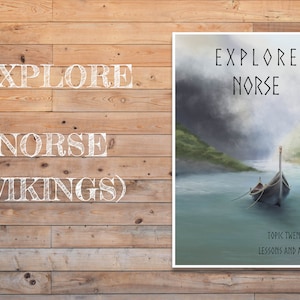 DIGITAL Explore - Viking, Norse lapbook lesson plan