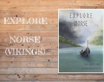 DIGITAL Explore the Vikings | Norse Mythology Lapbook & Lesson Plan