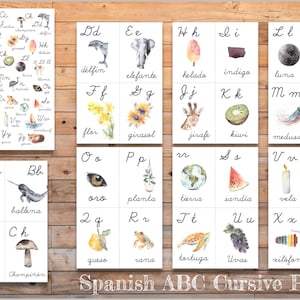Cartaz e cartões DIGITAL ABC ESPANHOL