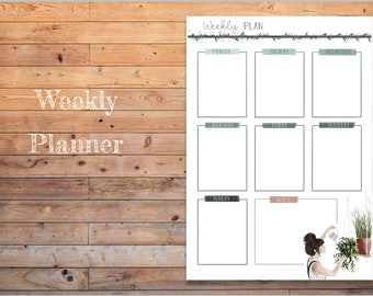 DIGITAL weekly planner