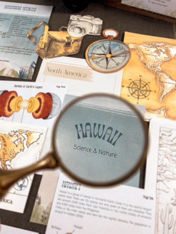 Digital Hawaii Science & Nature Lesson Plan | Printable Homeschool Resource