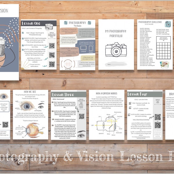 DIGITAL Photography and Vision four-week lesson plan