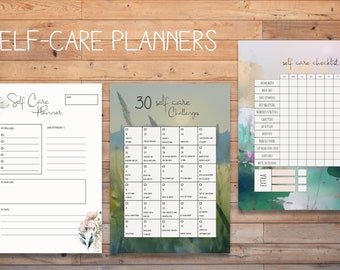 DIGITAL Self-care planner sheets for mums moms