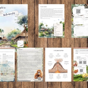 Indonesiens läropaket | Asiens geografi och kultur (digital nedladdning)