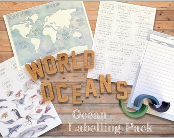 DIGITAL Oceans Everything Pack - Etsy Canada