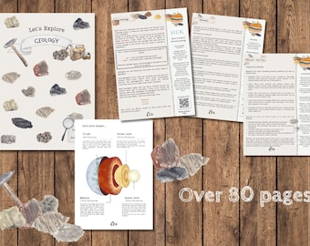 Geology Printable Pack | Earth Science Homeschool Study (PDF Download)