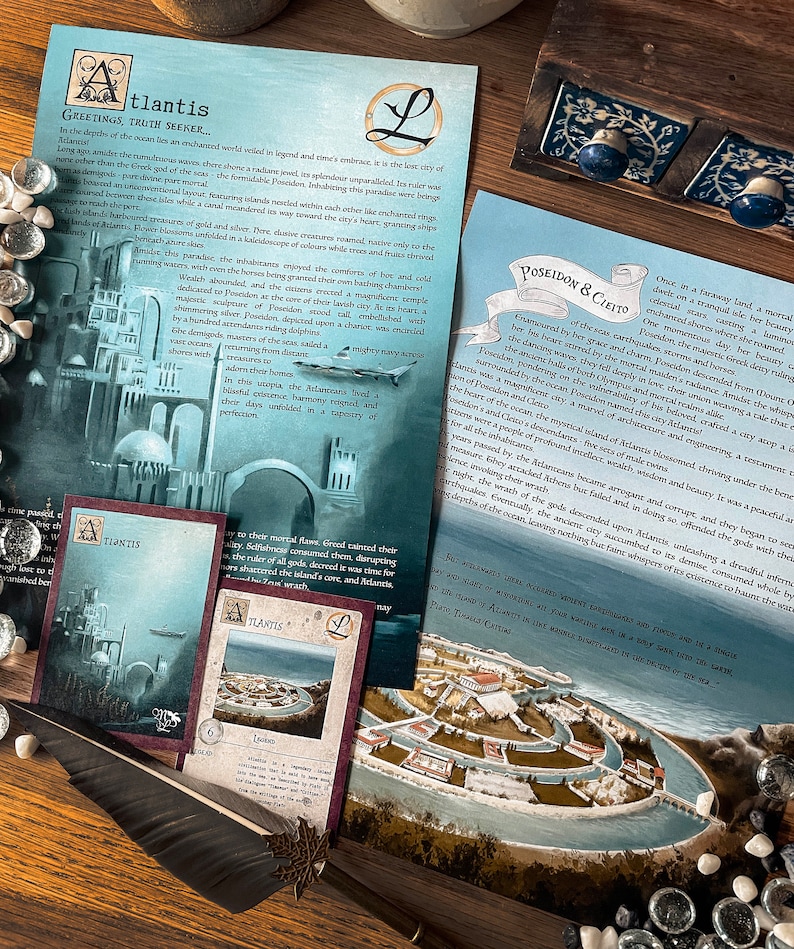 Homeschool-Ressource | Atlantis | Mythen & Legendäre Geschichten für Kinder Bild 1