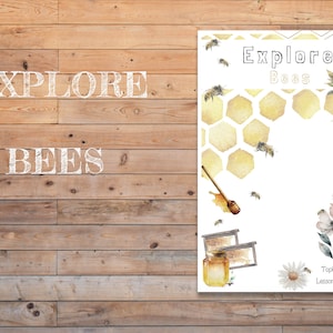 DIGITAL Educational honey bee lesson plan