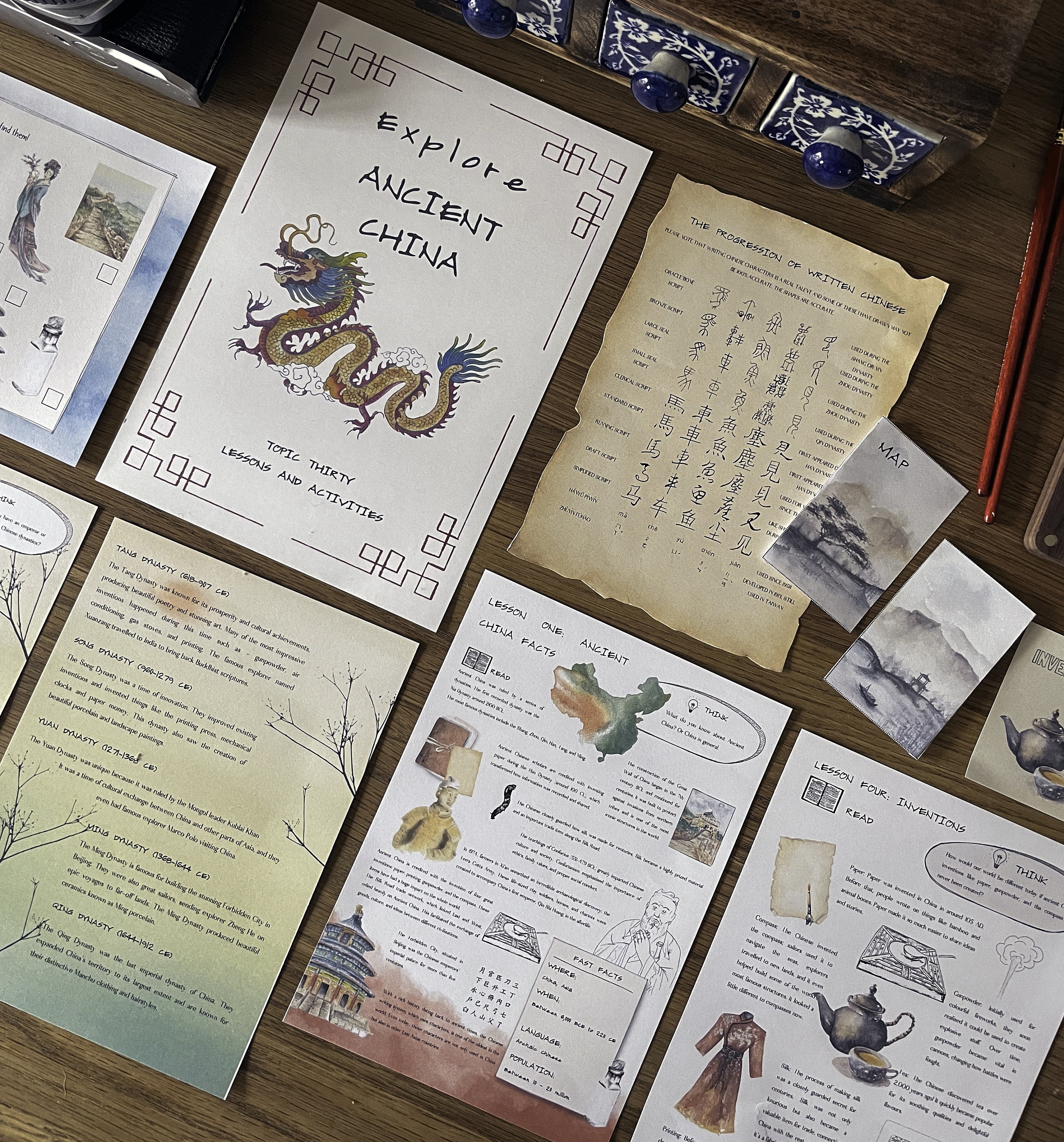 Ancient China Homeschool Pack | Printable Learning Resource (PDF ...
