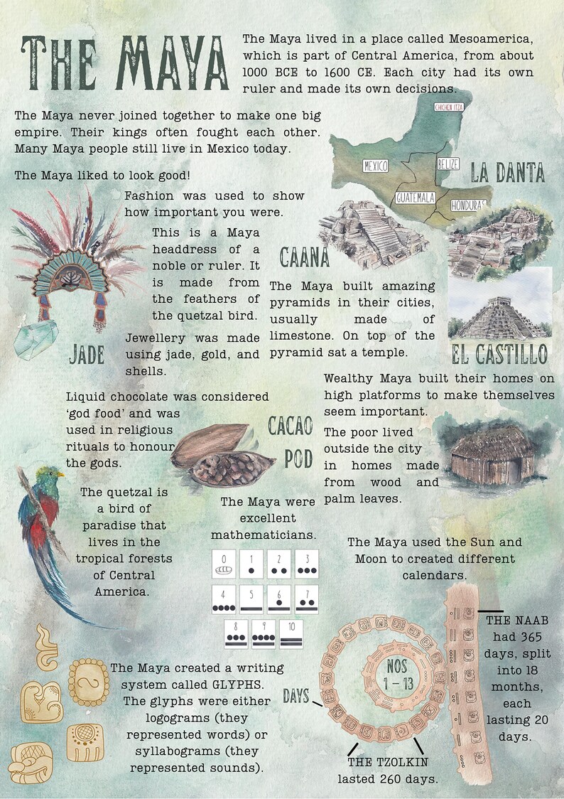 DIGITAL History Infographics | History Posters | Homeschool & Classroom Printable Visual Learning Resources image 14