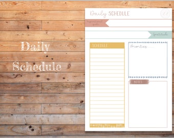 DIGITAL Homeschool daily schedule planner