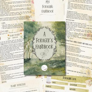 Diario digital de búsqueda de alimentos / Registro de búsqueda de alimentos imprimible / Planificador de exploración de la naturaleza en PDF