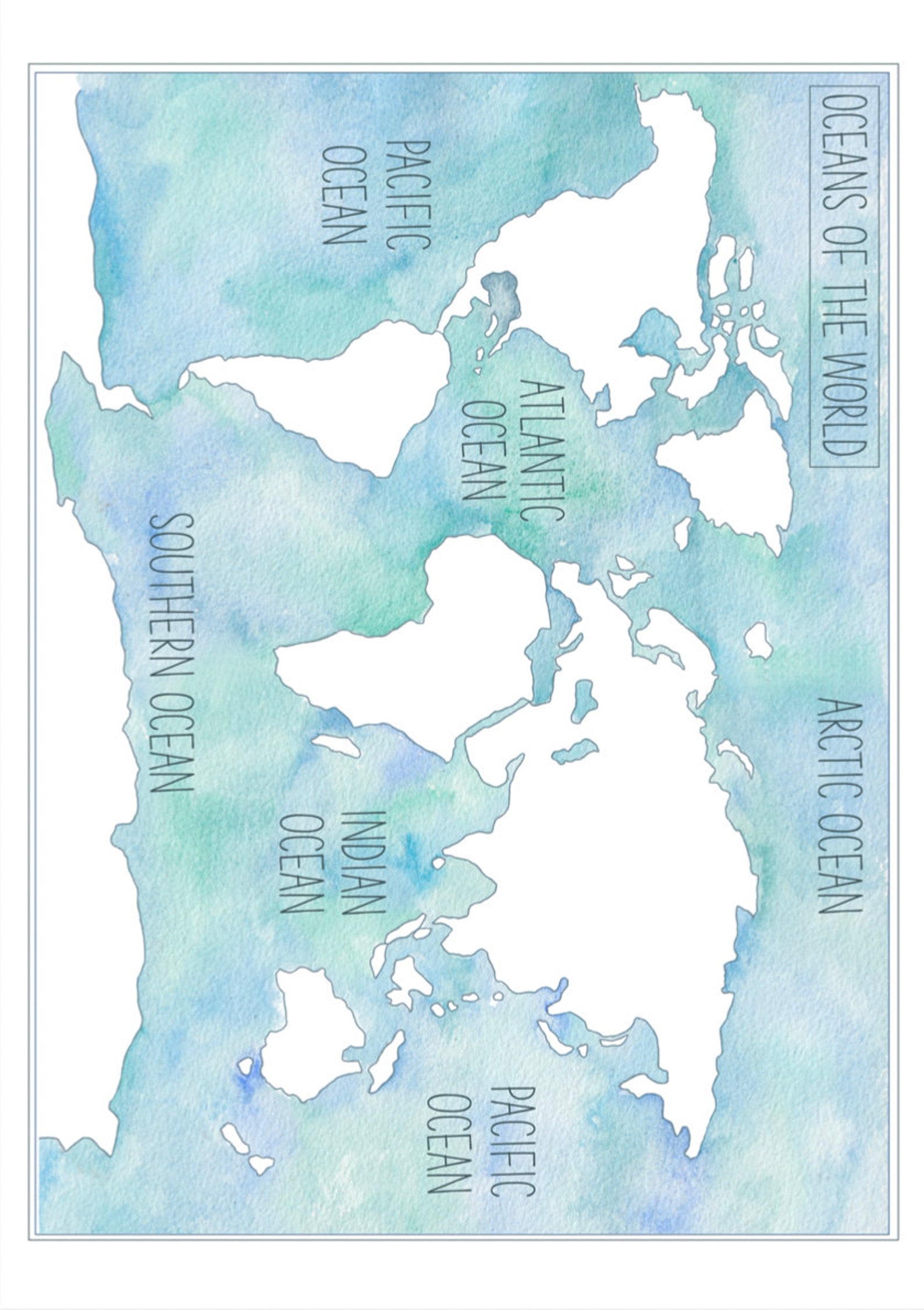 DIGITAL Oceans Everything Pack - Etsy Canada