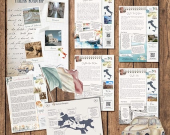 DIGITAL Italian Roadtrip | Ancient Rome Lesson Plan & Homeschool Printable | Explore Italy