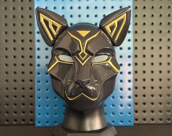 Bastet Ana Over-watch Cosplay Custom Mask, Helmet, Costume Wearable Movie Prop
