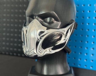 Sub-Zero MK Bi-Han, Cosplay Custom Mask, Helmet, Costume Wearable Movie Prop