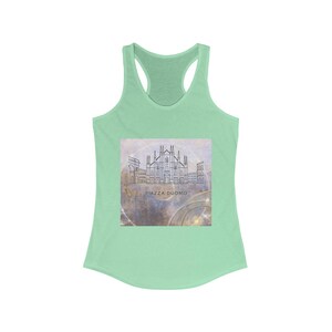 Piazza Duomo Racerback Tank Top: Women&#39;s Fitness & Casual Wear