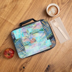 Vibrant Art Lunch Bag - Stylish Insulated Tote for School, Picnic, Work, Gift, Travel