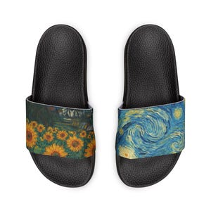 Art Sandals: Trendy Women&#39;s Summer Slides with Removable Straps