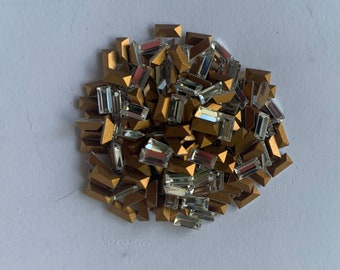 Vintage Swarovski Crystal Baguettes Article 4500 First Quality 5x2.5mm Machine made in Austria