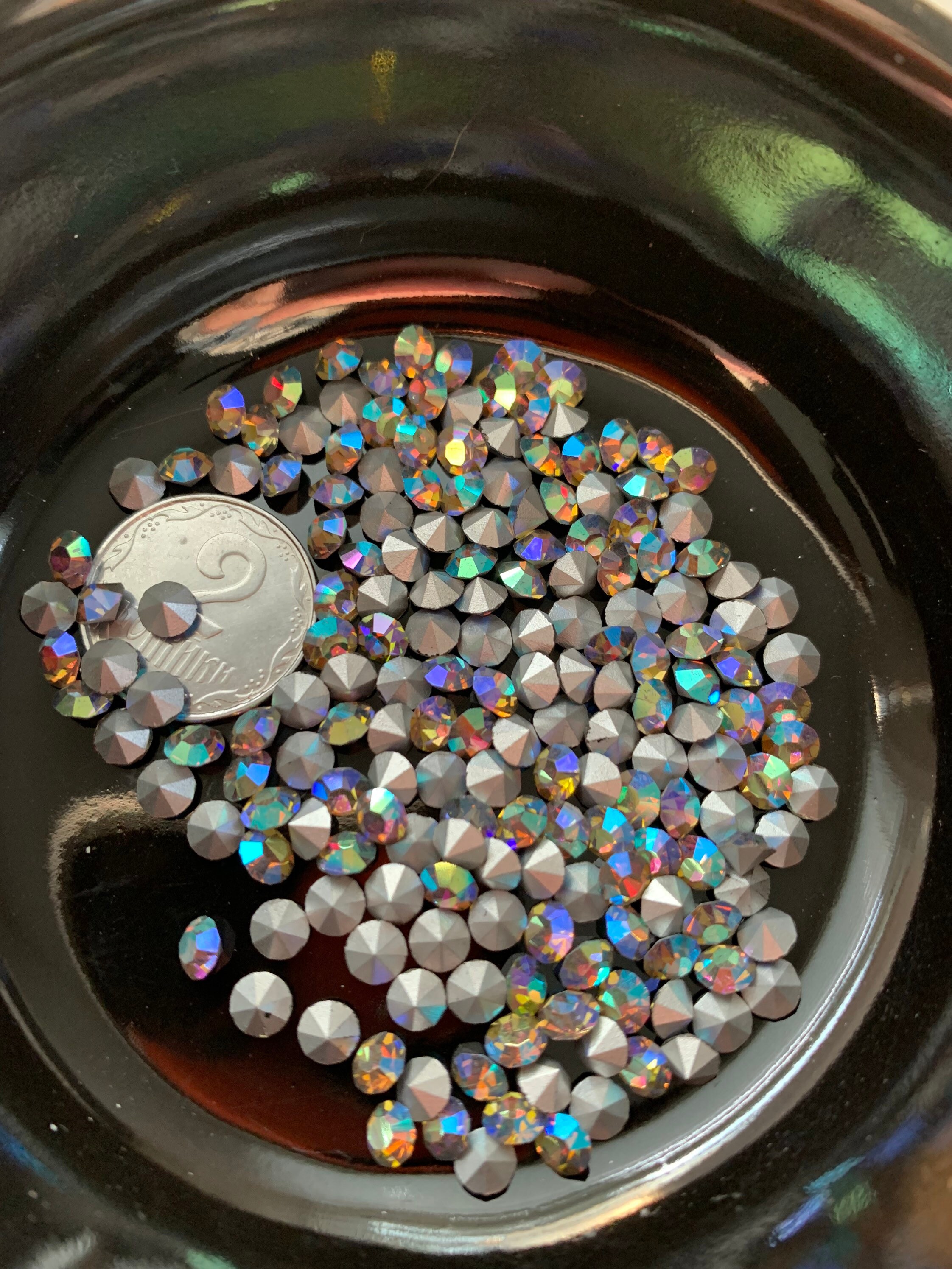 Starlight Rhinestone Design Vintage Swarovski Starlight Rhinestones Ss17 P33, 4- 4.1mm, Article ...