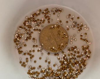 Vintage Swarovski Tiny Crystal Rhinestones, Clear Chaton ss3 pp8, 1.4-1.5mm