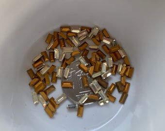 Vintage Swarovski Crystal Baguettes Article 4500 4x2mm ALMOST GONE