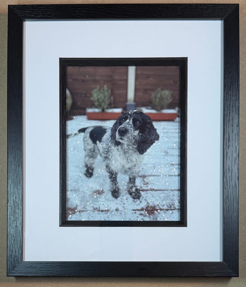 Personalised Glitter Photo Print – Hand-Finished Sparkle Art (Framed/Unframed) image 11