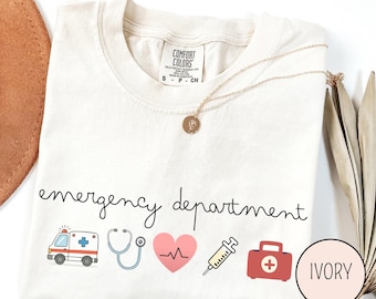 Emergency Department Shirt, ER Nurse T-Shirt, Emergency Room Nurse Tee, Registered Nurse Shirt, ED Nurse Gift, Nurse Graduation Gift