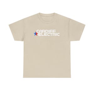 Cardiff Electric, Halt and Catch Fire, Unisex Heavy Cotton Tee, Casual Graphic Shirt, Everyday Wear Tee, Gift for Him/Her image 2
