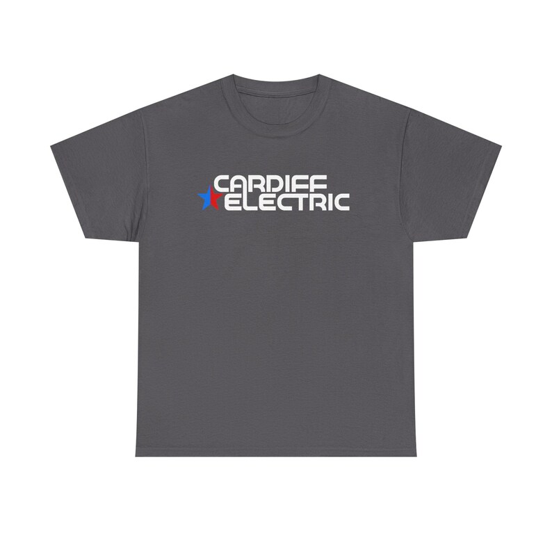 Cardiff Electric, Halt and Catch Fire, Unisex Heavy Cotton Tee, Casual Graphic Shirt, Everyday Wear Tee, Gift for Him/Her image 6