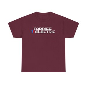 Cardiff Electric, Halt and Catch Fire, Unisex Heavy Cotton Tee, Casual Graphic Shirt, Everyday Wear Tee, Gift for Him/Her image 3