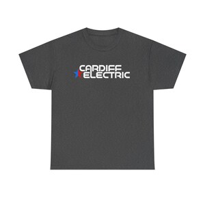 Cardiff Electric, Halt and Catch Fire, Unisex Heavy Cotton Tee, Casual Graphic Shirt, Everyday Wear Tee, Gift for Him/Her image 5
