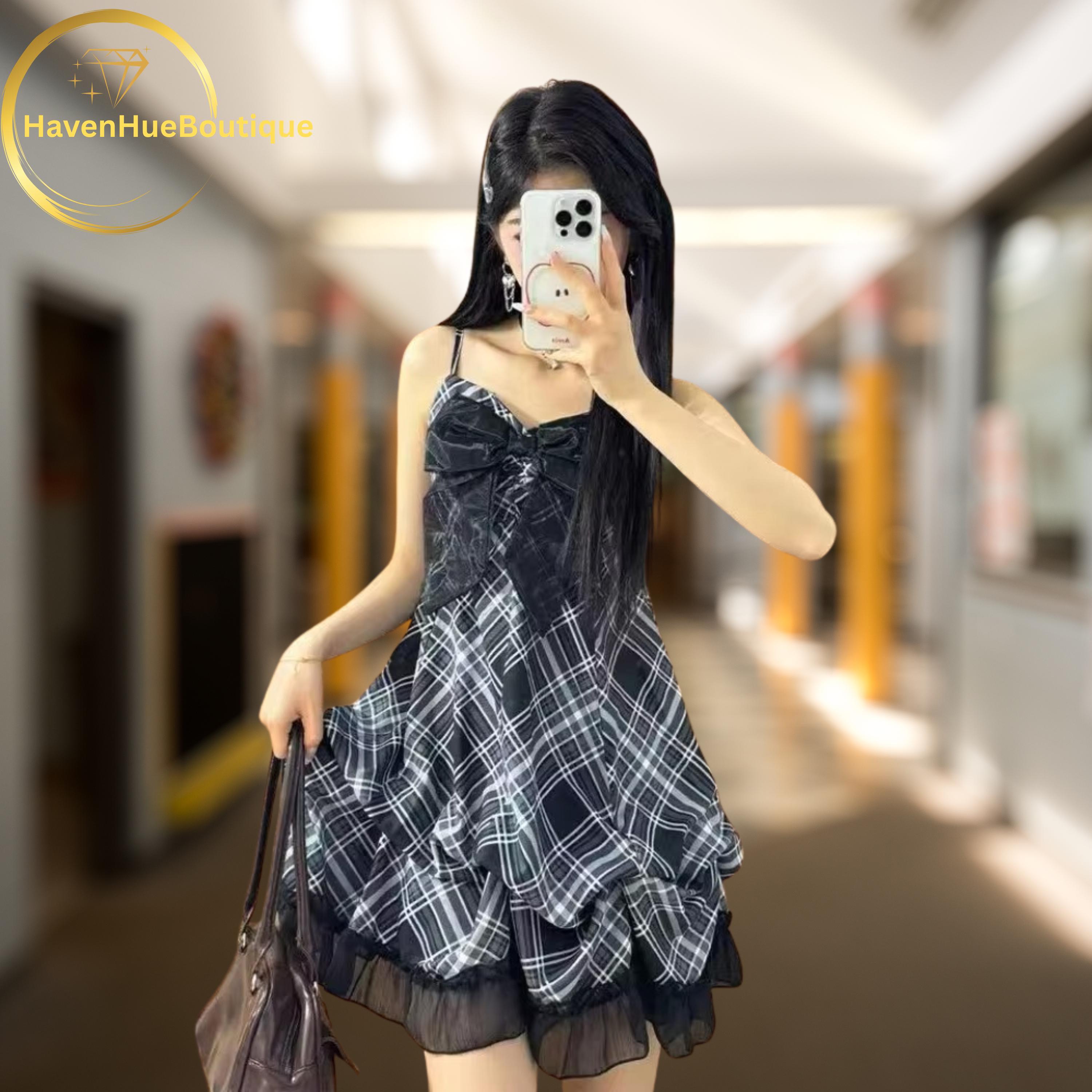 cute plaid dress Cranberry Spice Flannel Mini Dress In Red