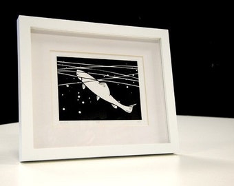 Rise - a hand editioned trout and fly fishing print