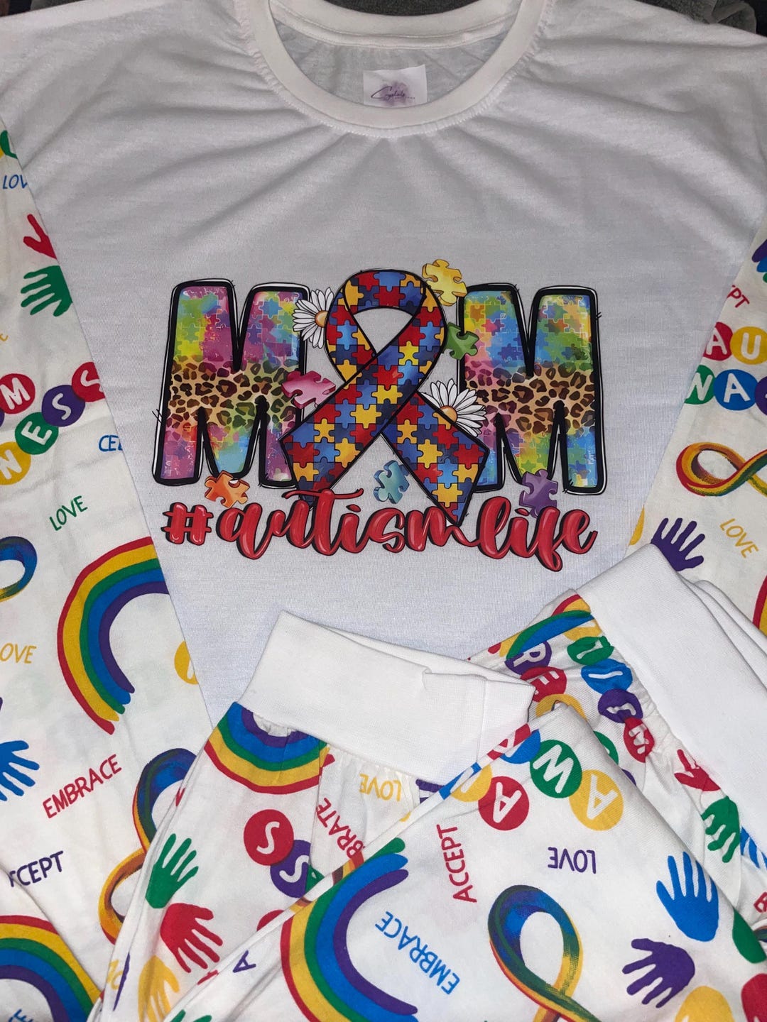 Pyjamas Autistic Images Mum Autism Pyjamas - Etsy